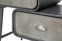 Mobiletto 2 Cassetti Iron School Cm 63X29.5X52.5