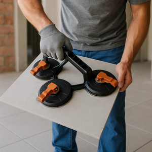 Ventosa tripla patta piastrelle superfici lisce strutturate ruvide