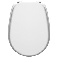 Copriwater universale liuto in legno bianco elegante