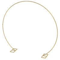 Arco da Giardino per Piante Rampicanti, per Matrimoni, Compleanni, Cerimonie e Banchetti, in Acciaio Dorato