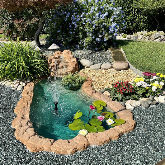 Cascata da giardino riva ventroresina cm 265x145x42/20 litri 320