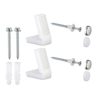 Kit completo di viti e staffe di fissaggio per sanitari a pavimento standard *** confezione 1