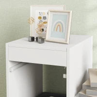 Scaffale Portagiochi a 3 Livelli con 6 Contenitori per Bambini da 3-8 Anni, 96x38.5x90cm, Grigio