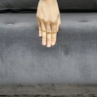 Poltrona 2 in 1, Poltrona Relax, Letto per Ospiti, 72 cm x 78 cm x 79 cm, Grigio