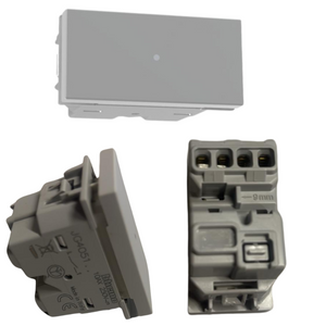 bticino jg4051 serie matixgo interruttore assiale 1p 10ax 250v illuminabile *** colore grigio, confezione 1