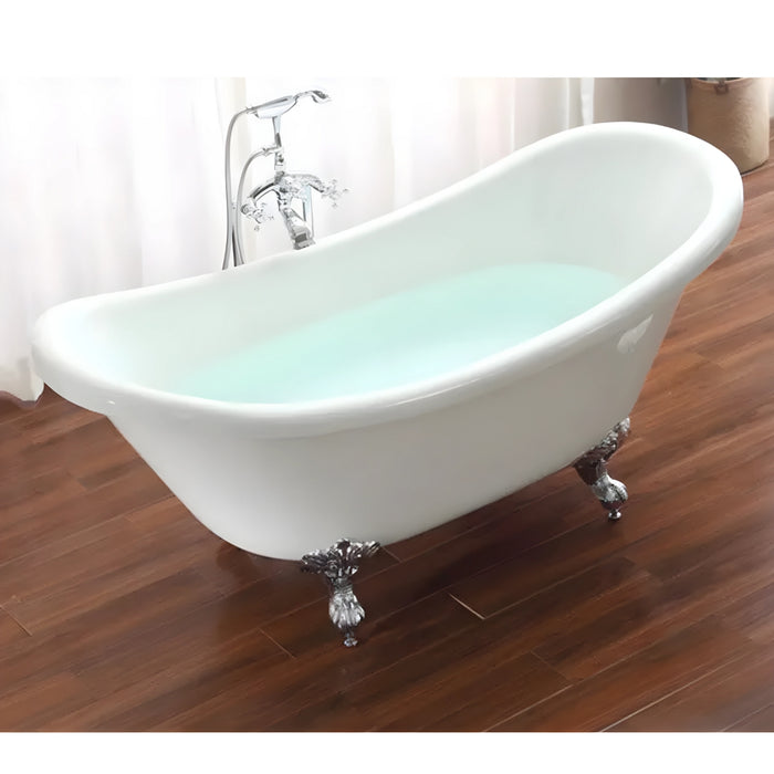Vasca da bagno free standing da centro stanza con piedini cm 175 *** confezione 1