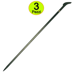 Leve a unghia in acciaio forgiato lunghezza cm 100 pezzi 3 per edilizia bricolage