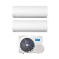 Condizionatore Midea Dual Split Inverter serie XTREME PRO 12000+12000 Btu con M3OA-27 R-32 Wi-Fi Integrato
