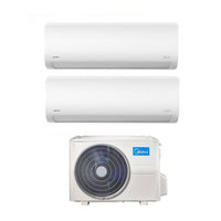 Condizionatore Midea Dual Split Inverter serie XTREME 9000+12000 Btu con M2OH-14 R-32 Wi-Fi Integrato