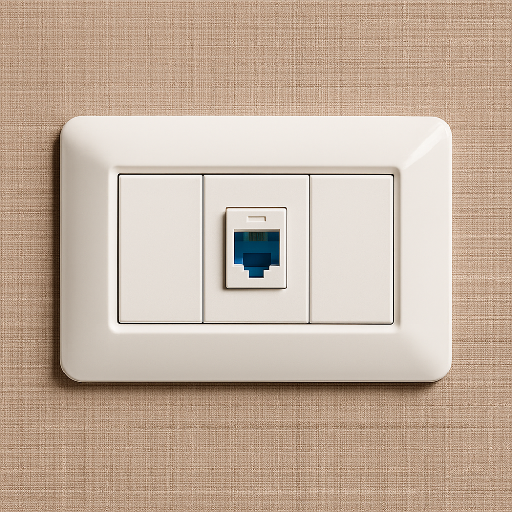 Frontalino keystone singolo mach power nw-fktx per bt matix bianco