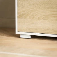 Set 2 Pezzi in Truciolato, Mobile TV max 70" 160x39x43 cm e Mobile Multiuso a Parete 80x35x40 cm