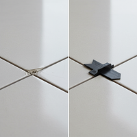 Pedana anti graffio e anti sbeccatura per sistema livellante rls