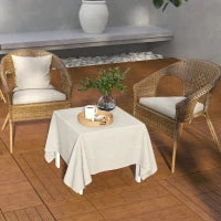 Piastrelle per Terrazza, Set di 12 Pezzi, Superficie Massima 1,08 m², Incastrabili, Installazione Molto Semplice, 30x30x2.5cm Marrone