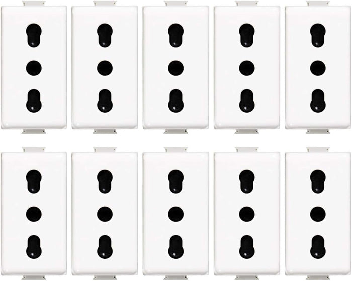 Bticino matix presa bivalente bipasso standard italiano am5180 pezzi 10