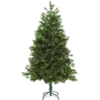 Albero di Natale Artificiale Gigante 210cm Realistico, Decorazione di Natale con 934 Rami, Base Pieghevole e Rimovibile
