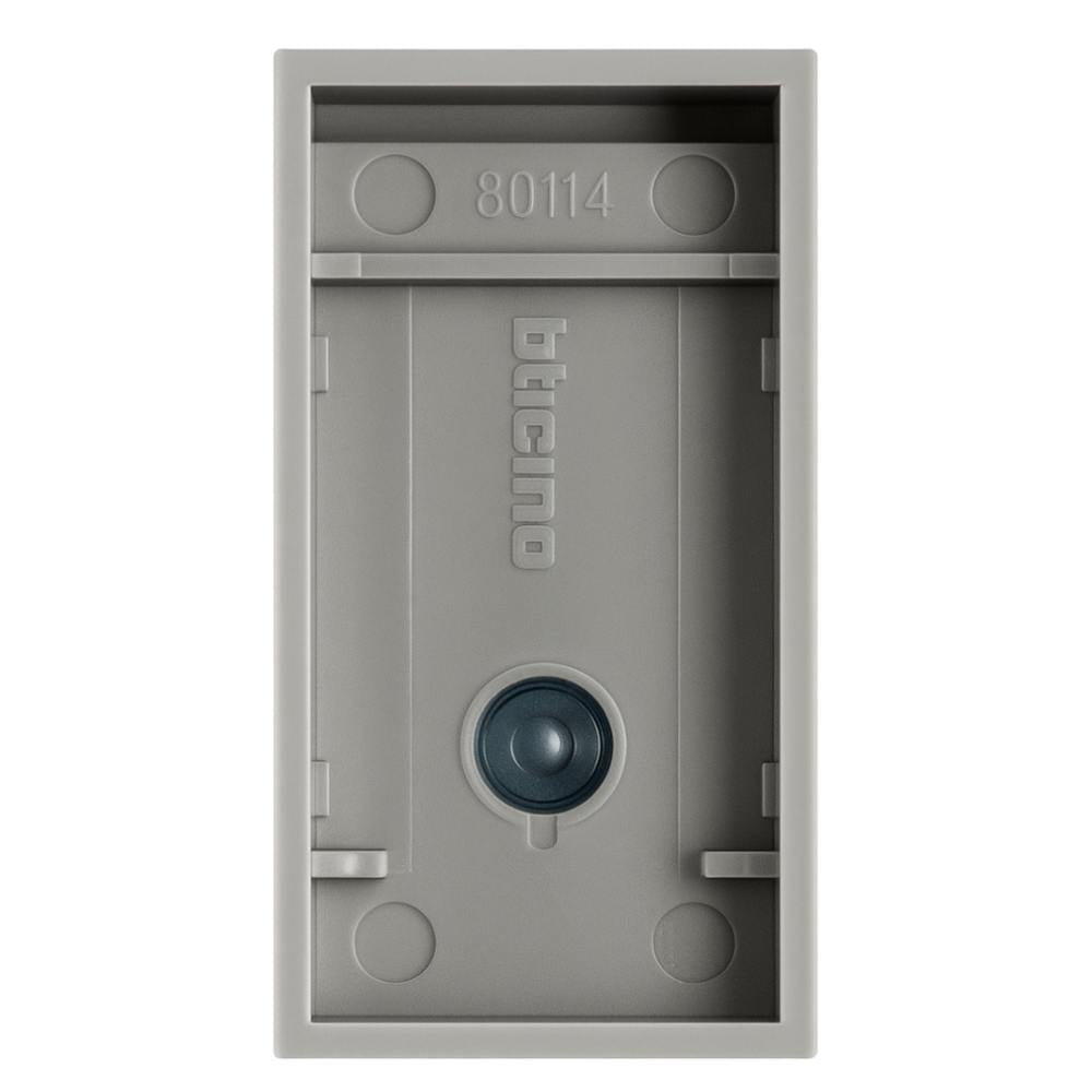 Copritasto 1 modulo grigio con simbolo luce bticino livinglight tech