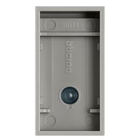 Copritasto 1 modulo grigio con simbolo luce bticino livinglight tech