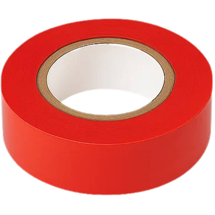 Kit nastro isolante in pvc autoestinguente multicolore per impianti sicuri *** colore rosso, dimensioni 15 mm x 10 mt...