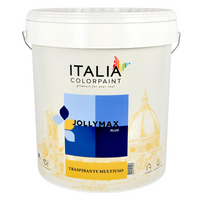 Idropittura murale traspirante multiuso bianca jollymax plus vari formati *** formato 4 lt, confezione 1
