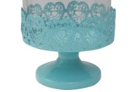 Porta Dolci Heart Blu Ø Cm13.5X26