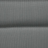 Set da Giardino con Tavolo Allungabile in Alluminio e 6 Sedie con Seduta Traspirante, Grigio