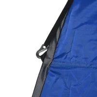 Tenda Doccia da Campeggio e Spiaggia con Porta a Cerniera e Borsa di Trasporto, 126x124x189 cm, Blu Scuro