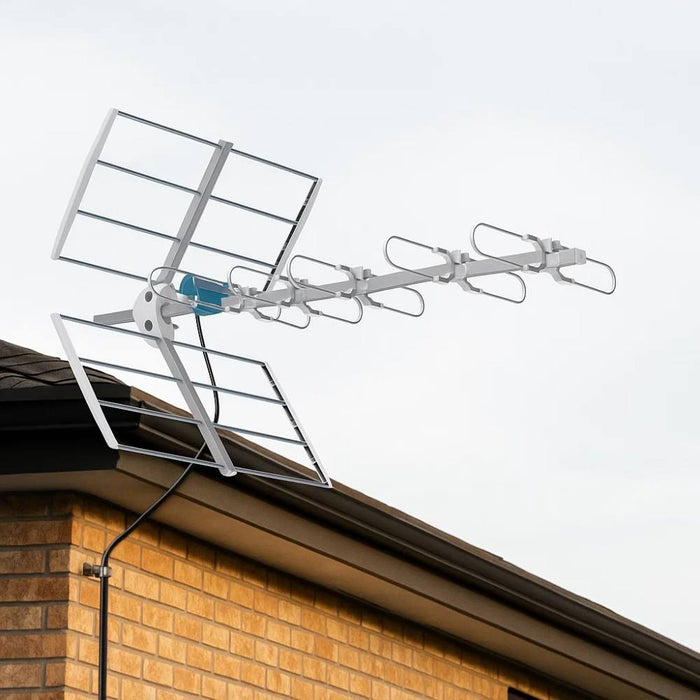 Maxital top21-5g antenna uhf direttiva 7 elementi 14,5 dbi con connettore f