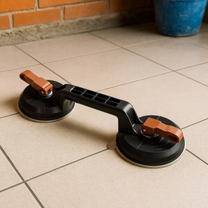 Ventosa doppia patta piastrelle materiali superfici liscie strutturate biventosa