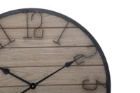Orologio Da Muro Wood Cm Ø 60X4,5