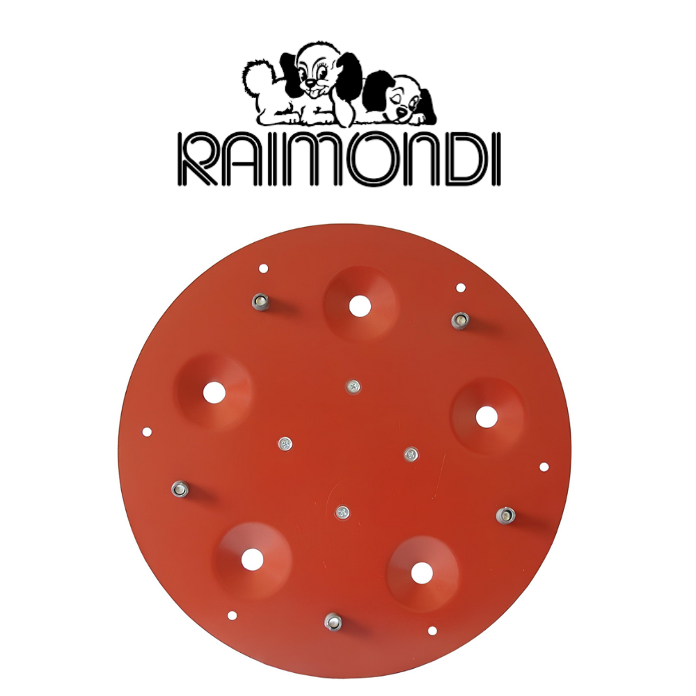 Disco porta utensili abrasivi 5 fori diametro 490 mm maxititina