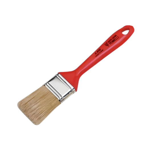 Fortunato pennellessa tripla setola bionda manico plastica applicazione precisa *** misura 80 mm, confezione 1