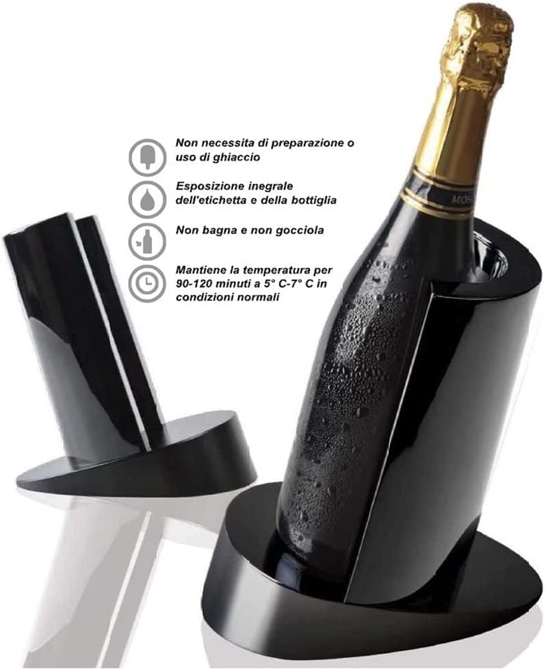 Mammamia alfredo raffredda bottiglie portabottiglie con ghiaccio sintetico