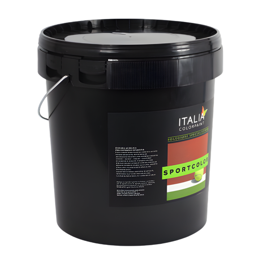 Pittura acrilica sportcolor per superfici sportive *** formato 4 lt, colore- rosso, confezione 1