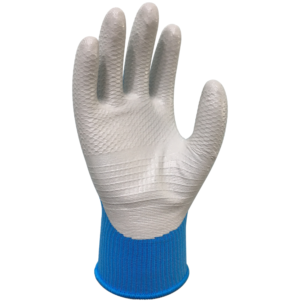 Guanti lavoro bee-tough ultraleggeri bianco celeste resistenza calore wondergrip *** misura medium - m, confezione 1