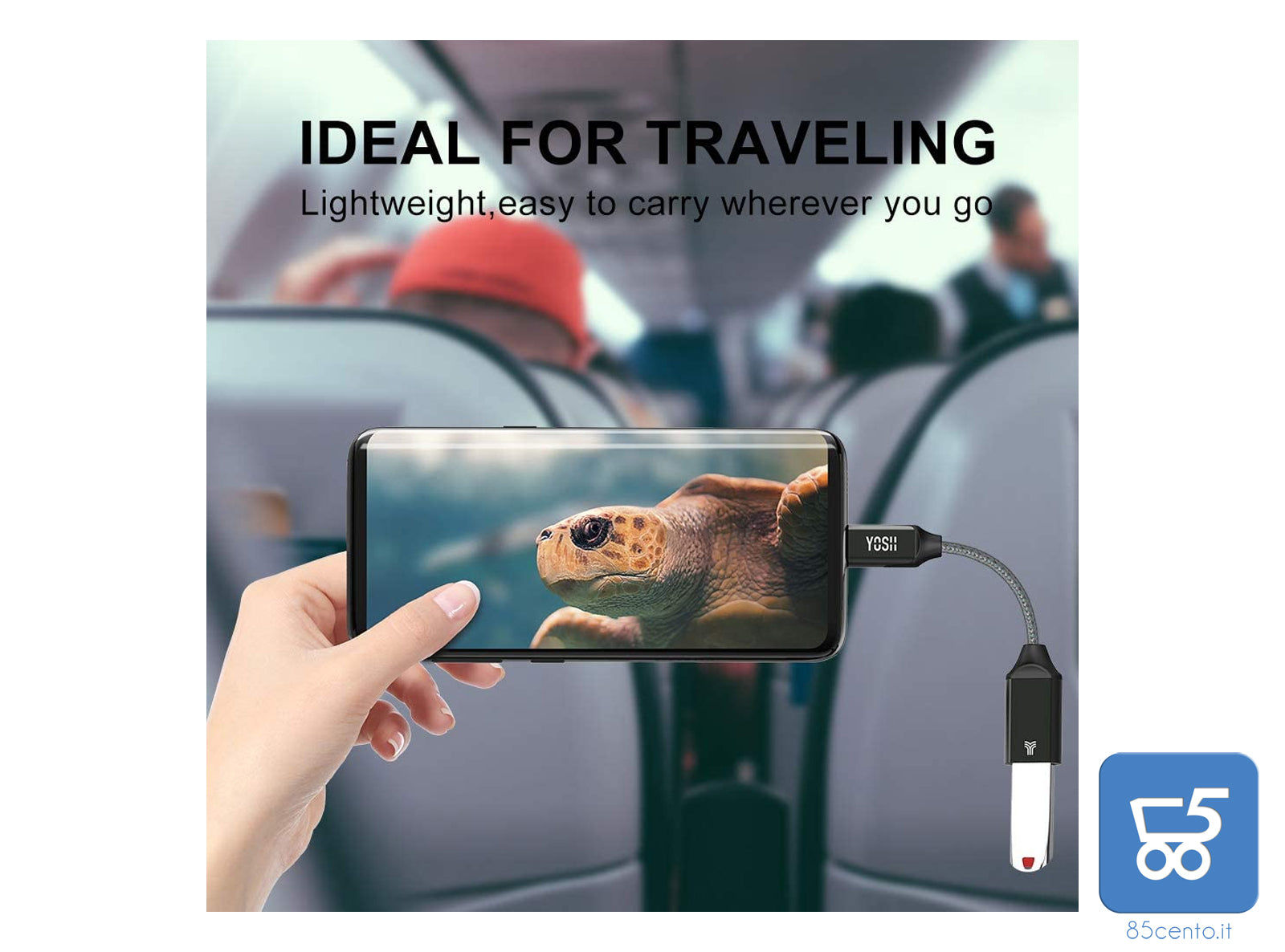 YOSH Adattatore USB C a USB femmina in Lega Zinco Confezione da 2 Adattatore Thunderbolt 3 a USB da USB-C a USB-A 3.0/2.0