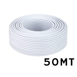 Cavo coassiale 75 ohm classe b ccs Ø 5 mm per tv e sat matassa da 50 m