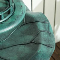 Abbeveratoio per uccelli in Polipropilene,  Ø 50x113 cm, Verde-ottone