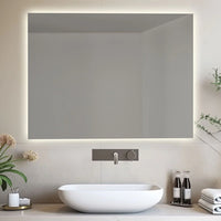 Specchio da bagno retroilluminato reversibile AURORA LED 70x80