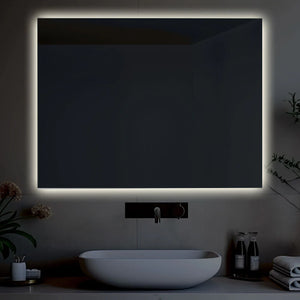 Specchio da bagno retroilluminato reversibile AURORA LED 70x90
