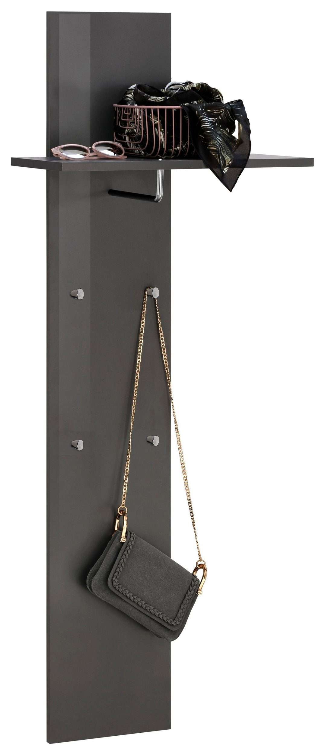 Mobile ingresso MAGIC L 50 x H 140 x P 27 cm grigio