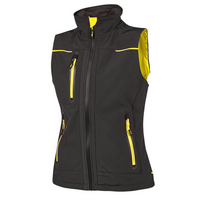 Gilet softshell donna impermeabile traspirante universe colore black carbon upower