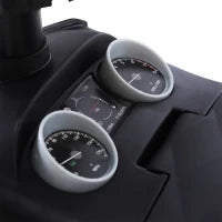 Macchina Cavalcabile Giocattolo per Bambini 12-36 Mesi, Macchina a Spinta con Vano Contenitore e Schienale, Bianca