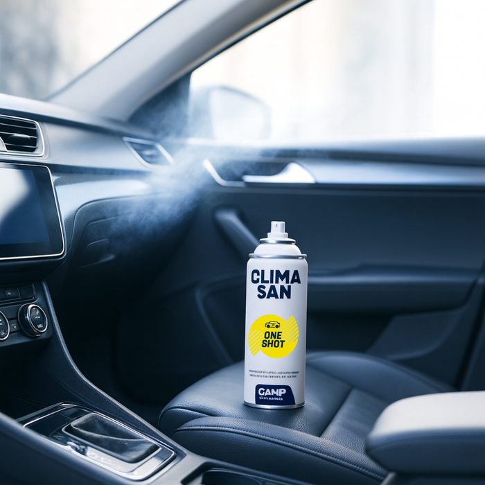 Igienizzante monodose climasan one shot spray climatizzatori abitacoli auto camper 200ml