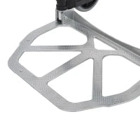 HOMCOM Carrello Portapacchi Pieghevole max 70kg con Maniglie Telescopiche e Altezza Regolabile, 41x38.5x100 cm, Argento