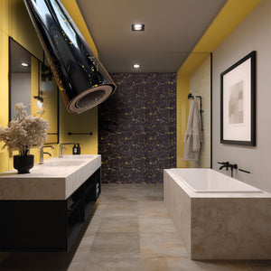 Rotolo da 3,6mq Rivestimento AUTOADESIVO in SXP thermo/acustico MARMO LUCIDO HI-RES 1200x3000x2,5mm HYDRO. Col. 358-70