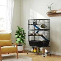 Robusta gabbia per piccoli animali per conigli e porcellini d'India