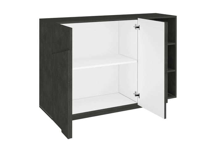 Mobile PING L 121.8 x H 86 x P 39.2 cm grigio ardesia