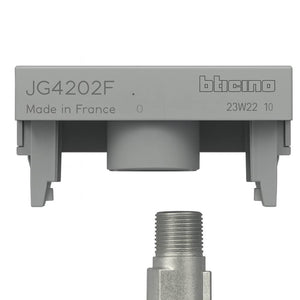 Bticino jg4202f connettore coassiale tv tipo f 75 ohm aggancio a vite