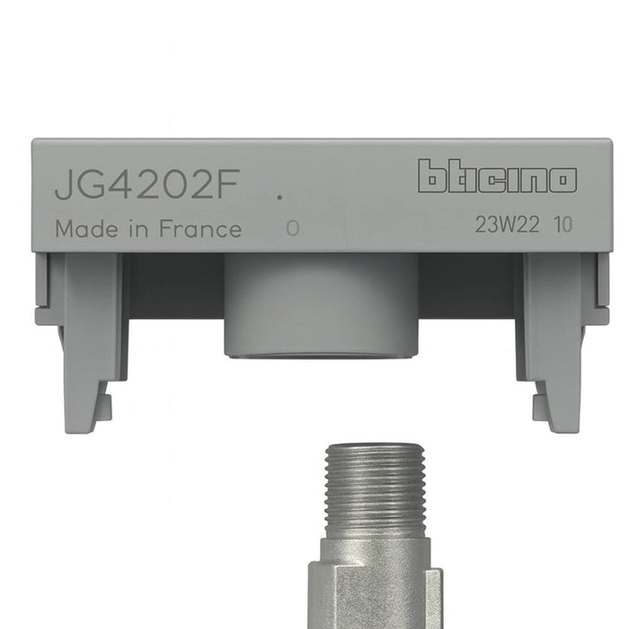 Bticino jg4202f connettore coassiale tv tipo f 75 ohm aggancio a vite