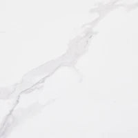 Tavolo allungabile da pranzo con sistema scorrevole e in acciaio al carbonio, 159x74x77 cm, Bianco+Nero